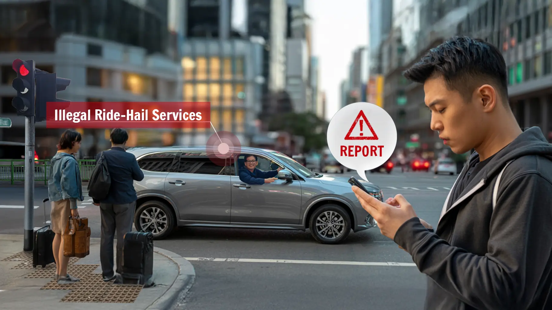 Report Illegal Transport Services